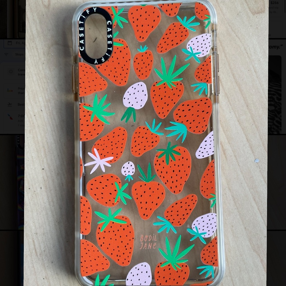 Casetify Strawberries by Bodil Jane